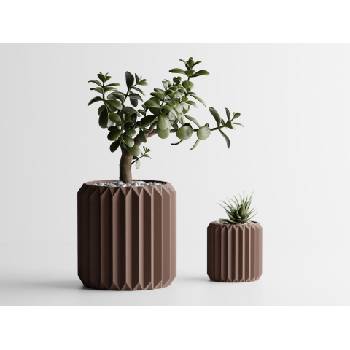 Кашпа Florida тъмнокафяв мат