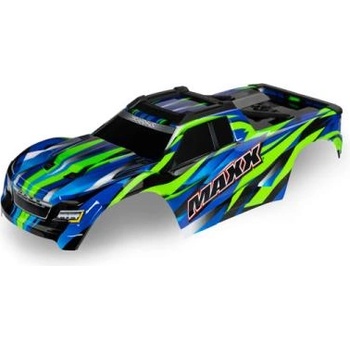 Traxxas каросерия зелена Maxx (междуосие 352мм)