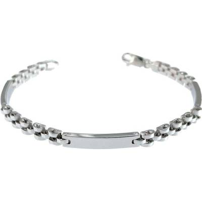INFINITYSILVER Strieborný pánsky náramok 3 doštičky 202300923
