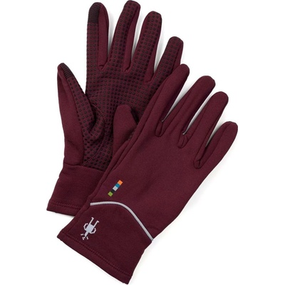 Smartwool merino sport fleece glove black cherry