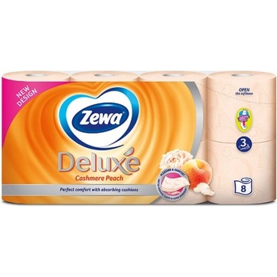 Тоалетна хартия Zewa Cashmere Peach 8бр