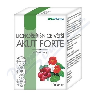 EdenPharma Lichořeřišnice větší akut Forte 20 tabliet
