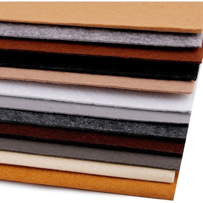 Pro Háčkování Látková dekorativní plsť 20x30 cm mix 6b – Zboží Dáma