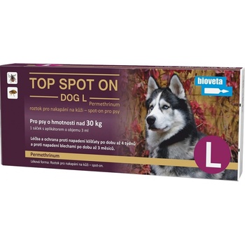 Bioveta Top spot-on Dog L nad 30 kg 1 x 3 ml