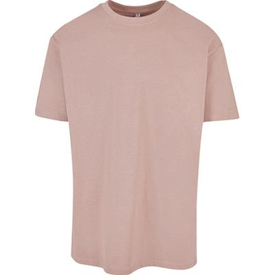 Mikinové Oversize tričko Bledě růžová