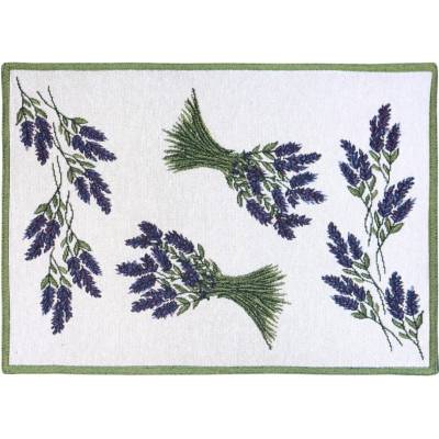 SCANquilt Prestieranie motiv levanduľa fialová 45x140cm