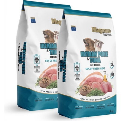 Magnum Iberian Pork & Tuna All Breed 2 x 12 kg