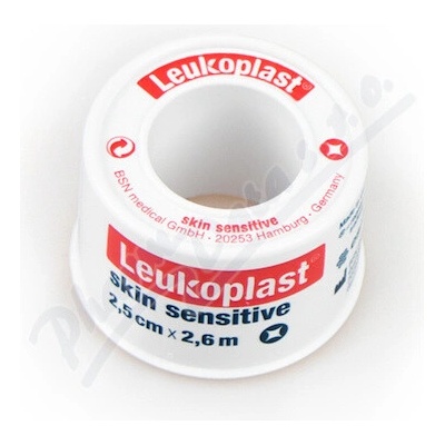 Leukoplast lskin sensitive náplasť na cievke 2,5 cm x 2,6 m 1 x 1 ks