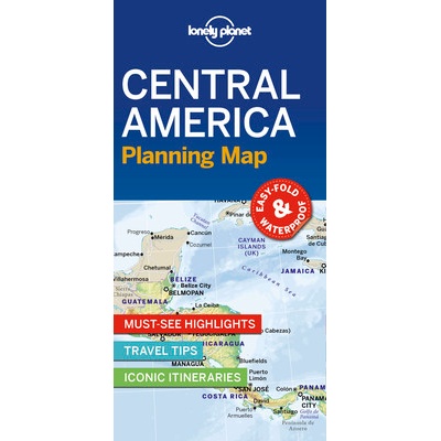 Lonely Planet Central America Planning Map
