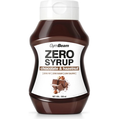 GymBeam ZERO SIRUP čokoláda a lieskový oriešok 350 ml shadow