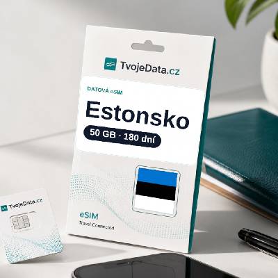 eSIM Estonsko 50 GB / 179 dní