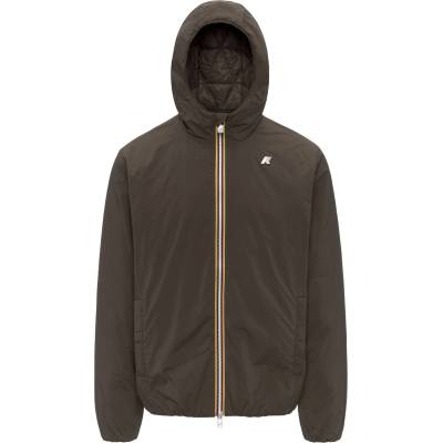 K-Way Мъжко ежедневно яке K-way Jack Plain Warm Casual jacket - Black Olive - размер XXL (003-3459-0115)