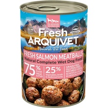 Arquivet Fresh mäsové guľky s lososom mrkvou a hráškom 400 g