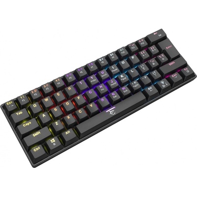 Клавиатура sbox white shark shinobi, gk-2022, гейминг, механична, сини суичове, rgb подсветка, черна, usb (shinobi-b/gk-2022)