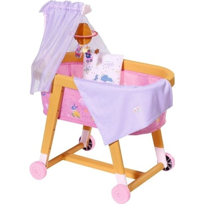 ZAPF CREATION BABY born Postieľka na kolieskach