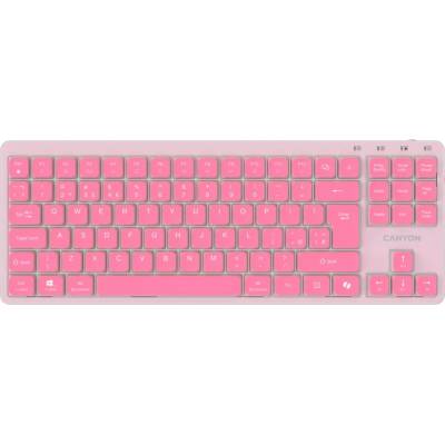 Keyboard OnType 10 Low Profile EN Wired Pink (CNS-HKB10P)