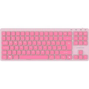 CANYON OnType 10 Low Profile Wired Pink (CNS-HKB10P) Клавиатури