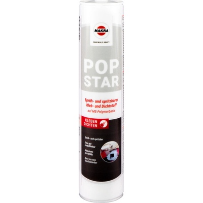 MAKRA POP-STAR sivý 310 ml – lepiaci a tesniaci tmel