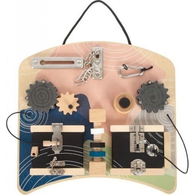 Small Foot Montessori Activity Board zámky