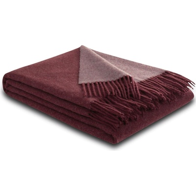 Biederlack Cihlově Bordeaux-Parfait kašmírový pléd 130x170