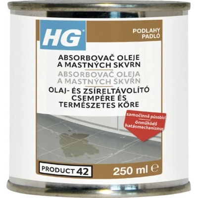 HG absorbátor oleja a mastných škvŕn 250 ml