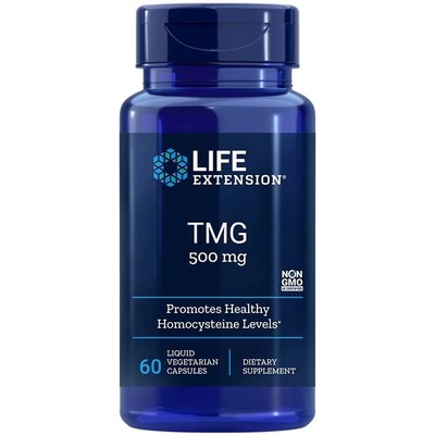 Life Extension TMG, 500 mg, 60 веге капсули, Life Extension