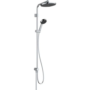Hansgrohe Activera S - Душ комплект без смесител, диаметър 24 cm, 2 струи, EcoSmart, хром 28074000 (28074000)