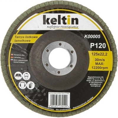 Keltin Kotouč brusný lamelový 125 mm P120 K00005