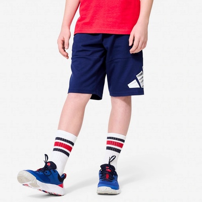 adidas detské bavlnené šortky tmavomodré 1099