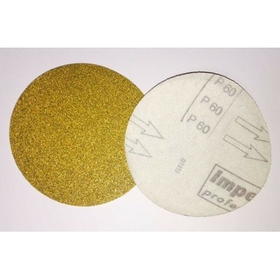 Rozmaring Brúsny žltý kruhový výsek so suchým zipsom 125mm - č. 80