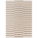 Hanse Home Бял/светлокафяв двустранен/ръчно изработен вълнен килим 120x180 cm Vika - Hanse Home (106469-120x180)