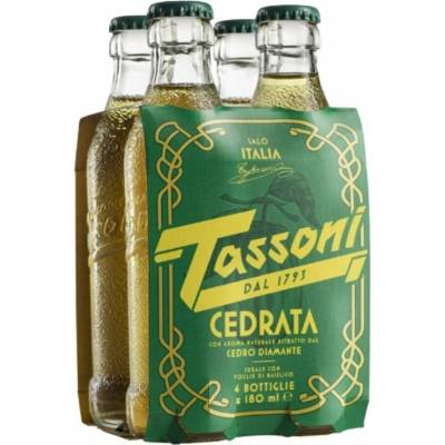 Tassoni cedrata soda 4 x 180 ml