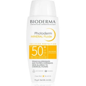 BIODERMA Photoderm Mineral Fluide SPF 50+ Козметика за слънце 75ml