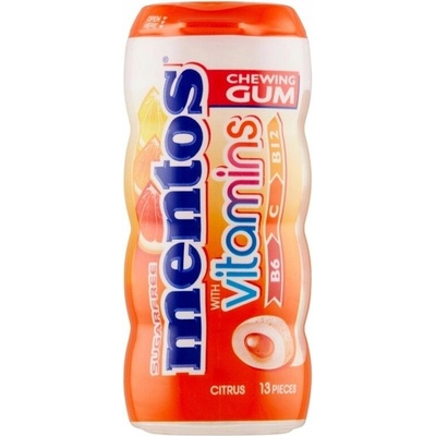 Mentos Dražovaná žvýkačka s tekutou náplní s citrusovou příchutí 13 ks 26g