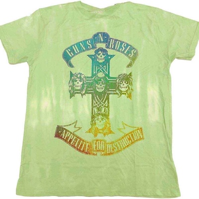 Guns N' Roses Gradient Use Your Illusion Tour (Back Print & Wash Collection) Green L Риза (GNRTS118MDD03)