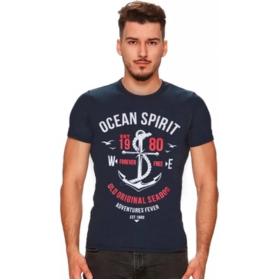 Fabio pánské tričko Hard 09/1-82/306 813 tmavá modrá