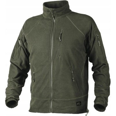 Mikina Helikon-Tex Alpha Fleece Tactical zelená – Zboží Mobilmania