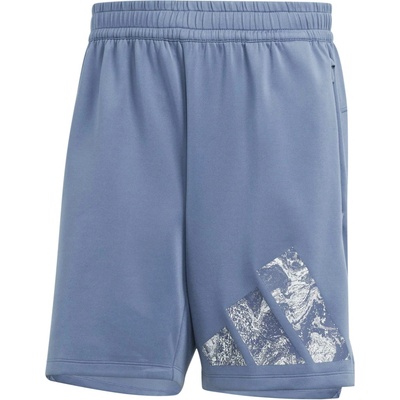 adidas WORKOUT LOGO SHORTS tmavo sivá