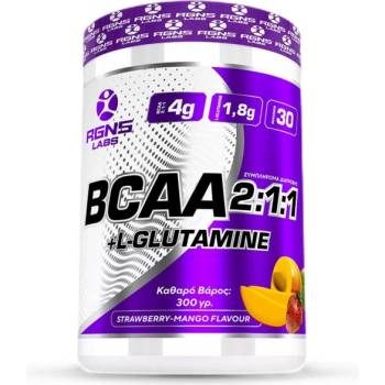 Image 1 of RGNS BCAA 2: 1: 1+ L-Glutamine [300 грама] Ягода и манго