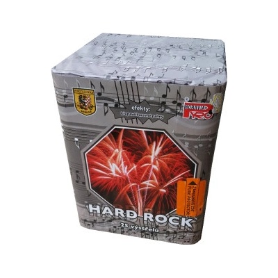 PyroMoravia Ohňostroj Hard Rock baterie 25 ran PM2331-L