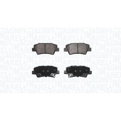 MAGNETI MARELLI Sada brzdových platničiek kotúčovej brzdy 363916060852