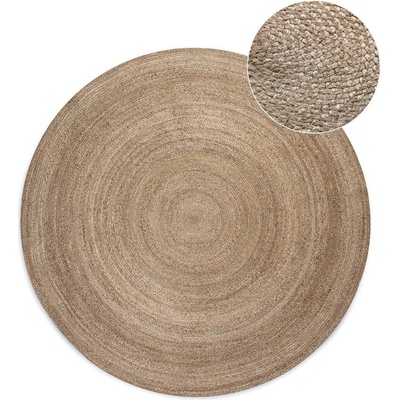 Hanse Home Jute Braided 106006 Grey Brown