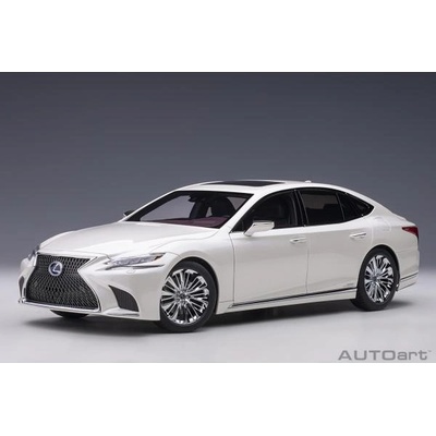 AUTOart 1: 18 lexus ls500h 2018 sonic white - autoart - 78866