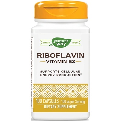 Nature's Way Vitamin B2 100 mg (Riboflavin) [100 капсули]