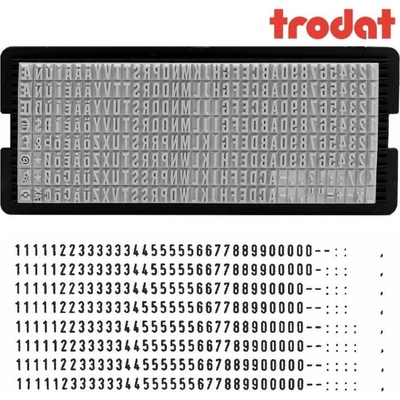 Trodat Typo náhradní sada čísel pro razítka 3 mm 6003