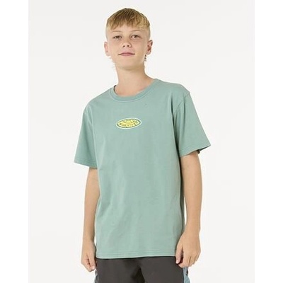 Rip Curl RAW ENERGY LOGO TEE BOY Blue Lagoon