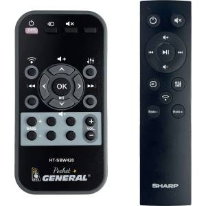 GENERAL Sharp ht-sbw420 - дистанционно управление дубликат (ht-sbw420) Дистанционно