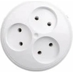 TIMEX-ELEKTRO Timex Plug Arm 3x2P round white (R-35)