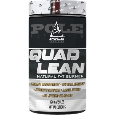 Pole Nutrition Quadlean Fat Burner | with Natural Caffeine [120 капсули]