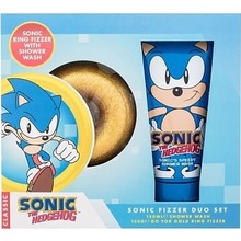 Sonic The Hedgehog Bath Fizzer bomba do koupele 150 g + sprchový gél Sonic´s Speedy 150 ml darčeková sada